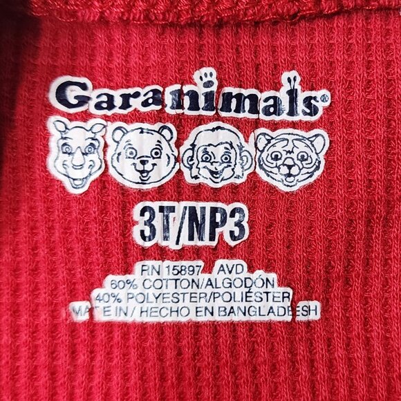 Garanimals | Boys Red Thermal Sweater Size 3T - Picture 4 of 4